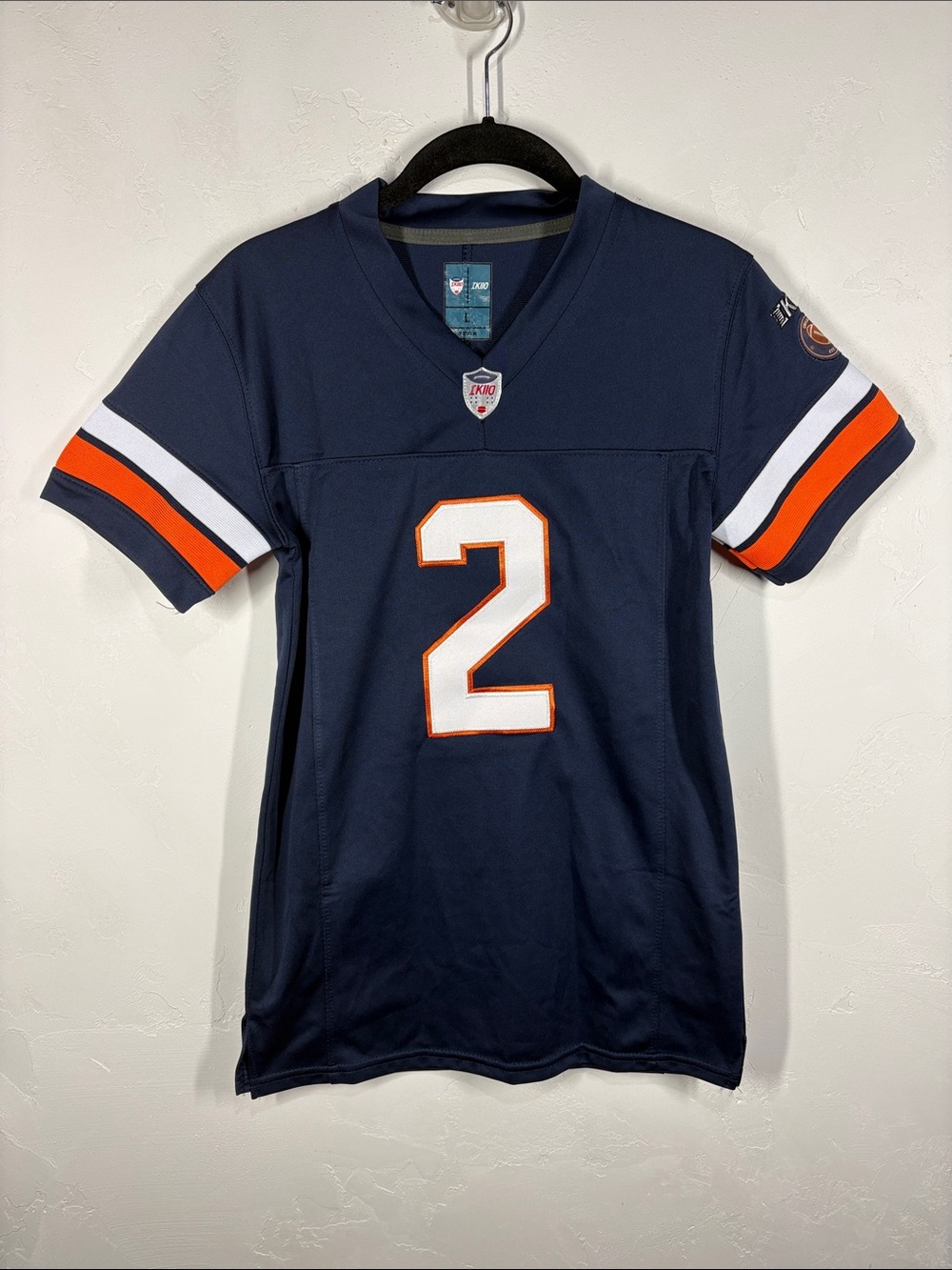 IKIIO Chicago Bears #2 Chicago Bears Navy Football Kids’s Jersey size large